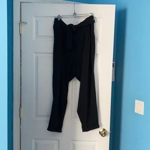 Torrid: black tie wasted pants
